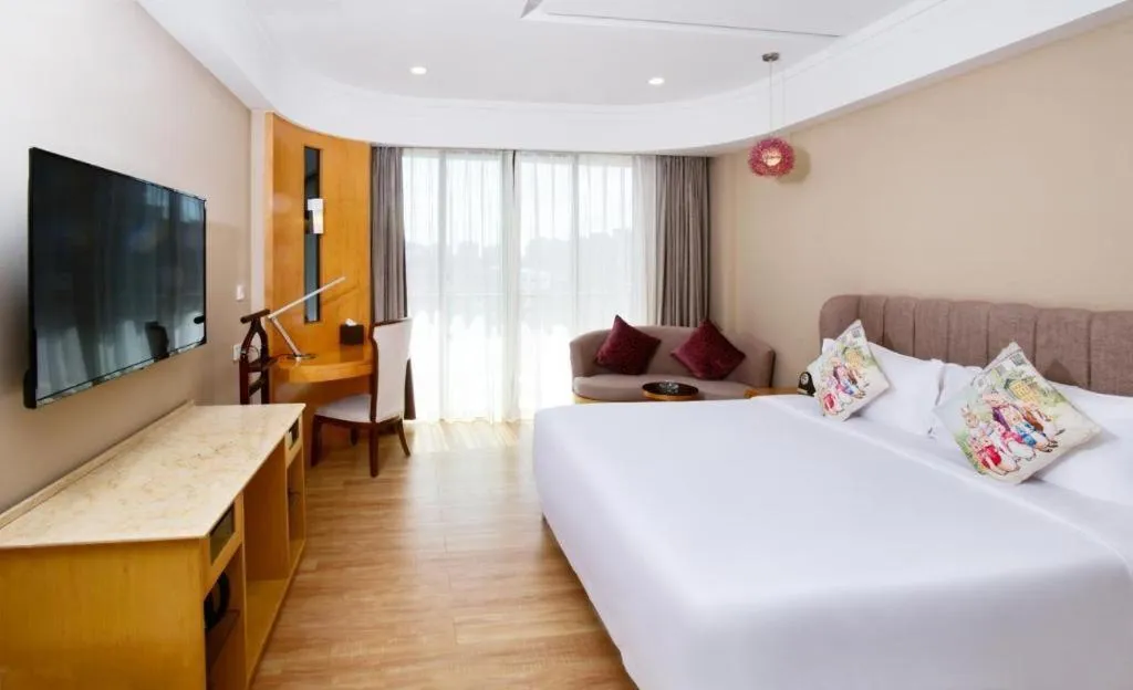 Bed in Yi Yuan Xuan Yu Hotel