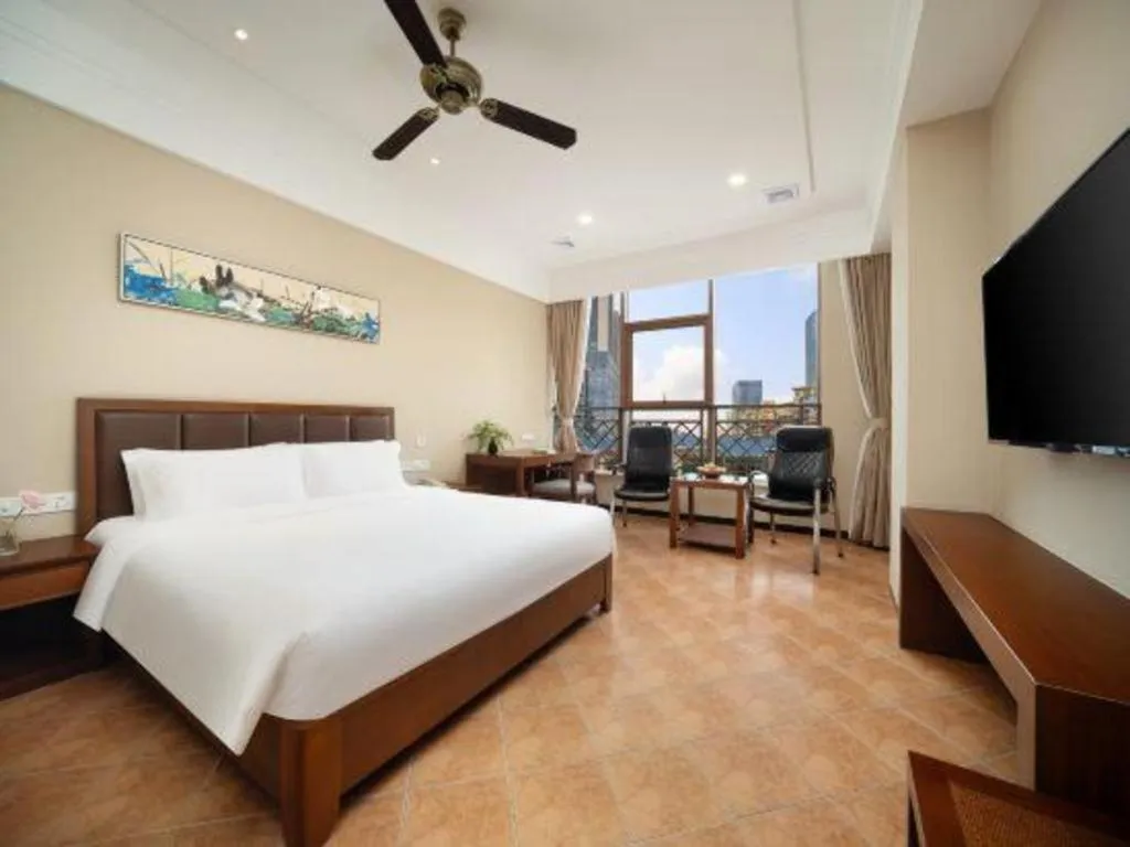 Bed in Yi Yuan Xuan Yu Hotel