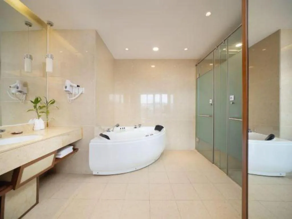 Bed in Yi Yuan Xuan Yu Hotel