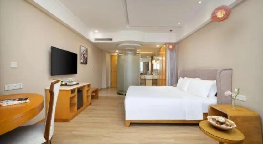 Bed in Yi Yuan Xuan Yu Hotel