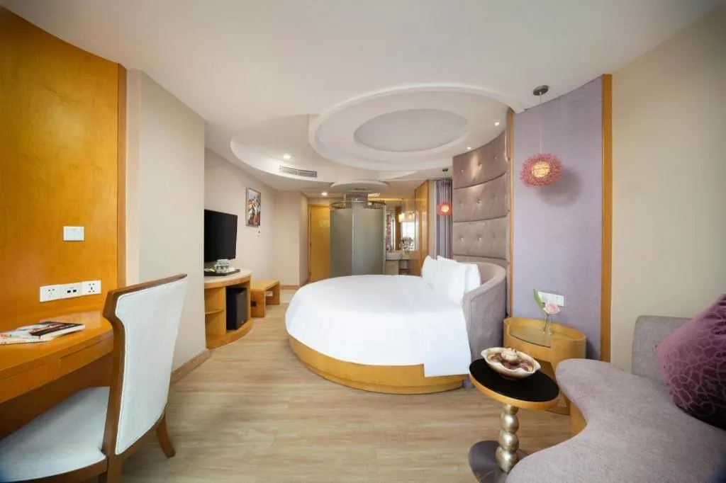 Bed in Yi Yuan Xuan Yu Hotel