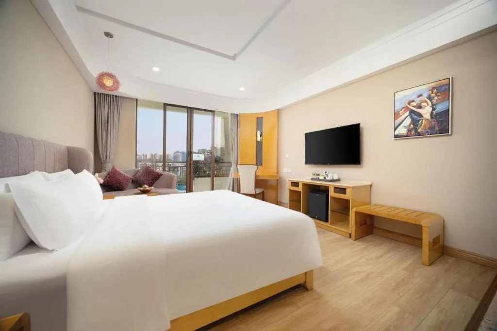 Bed in Yi Yuan Xuan Yu Hotel