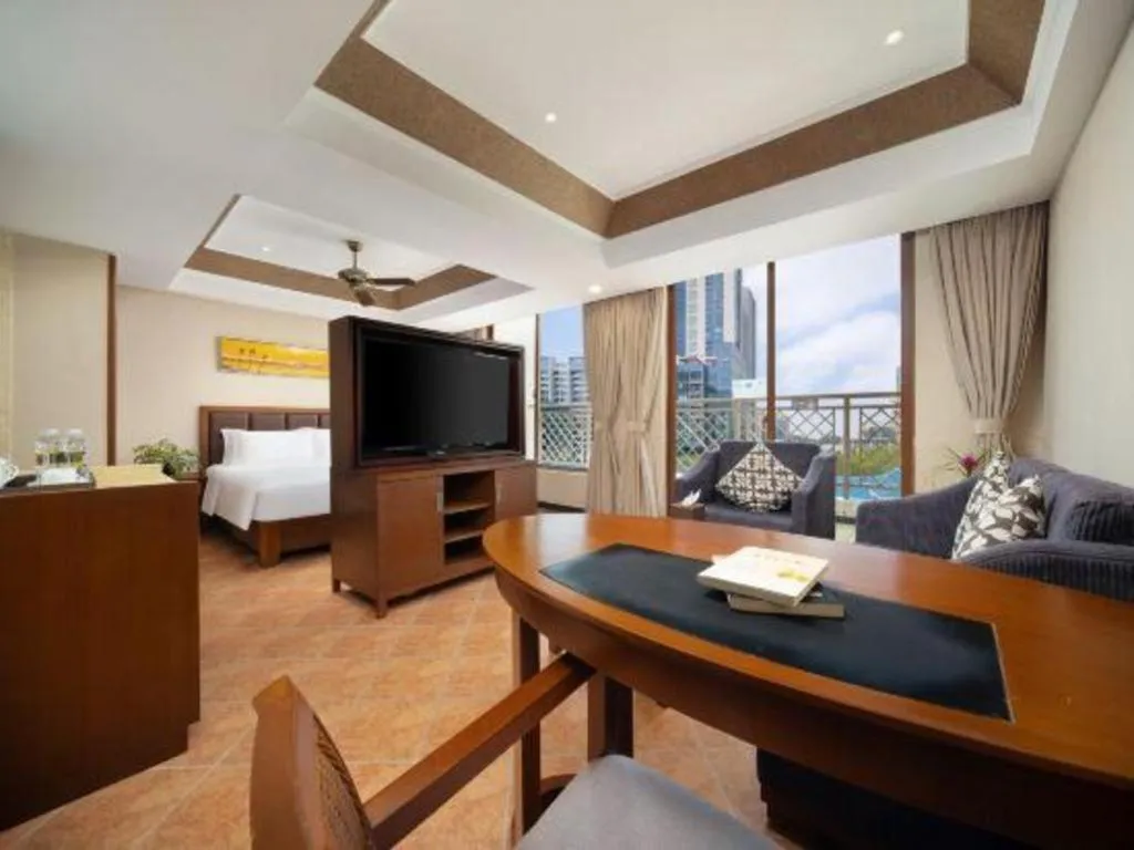 Bed in Yi Yuan Xuan Yu Hotel