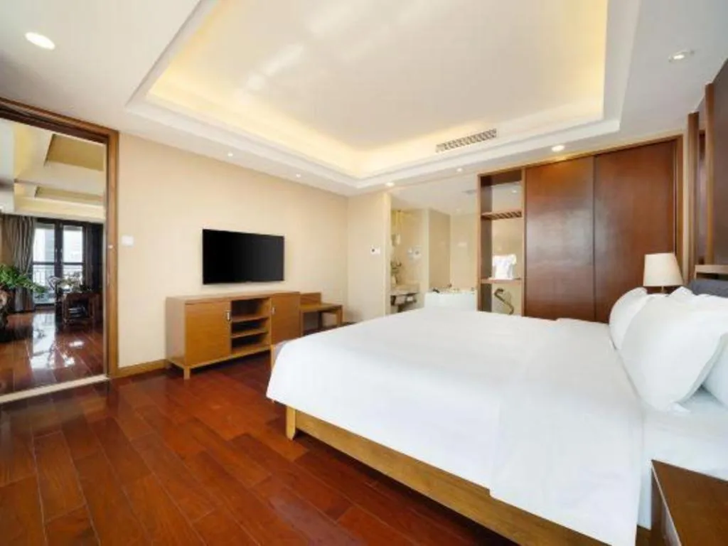 Bed in Yi Yuan Xuan Yu Hotel