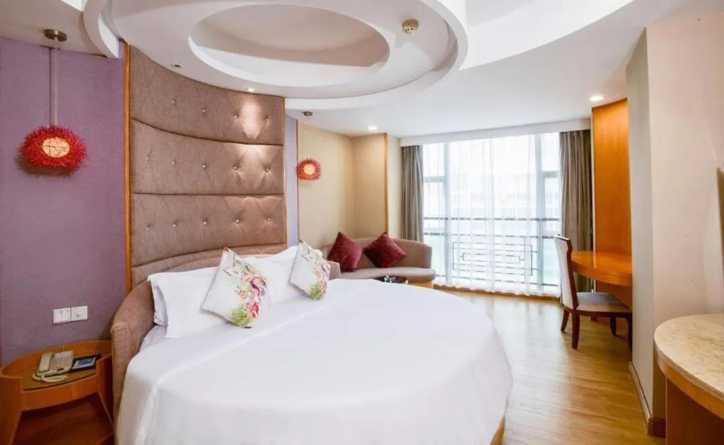 Bed in Yi Yuan Xuan Yu Hotel