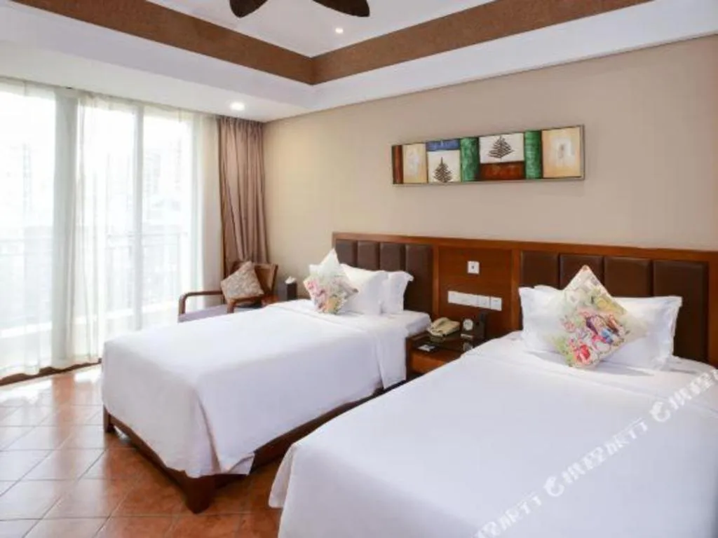 Bed in Yi Yuan Xuan Yu Hotel