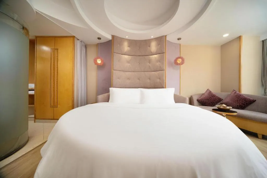 Bed in Yi Yuan Xuan Yu Hotel