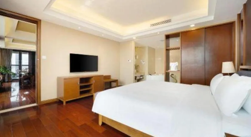 Bed in Yi Yuan Xuan Yu Hotel