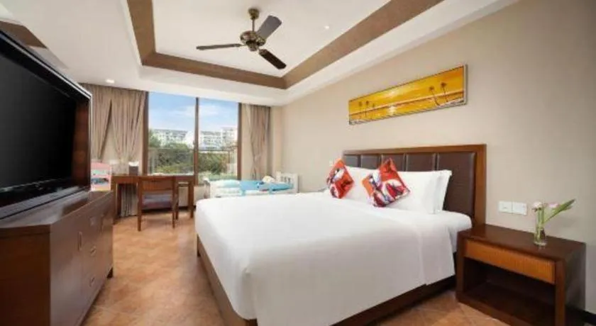 Bed in Yi Yuan Xuan Yu Hotel