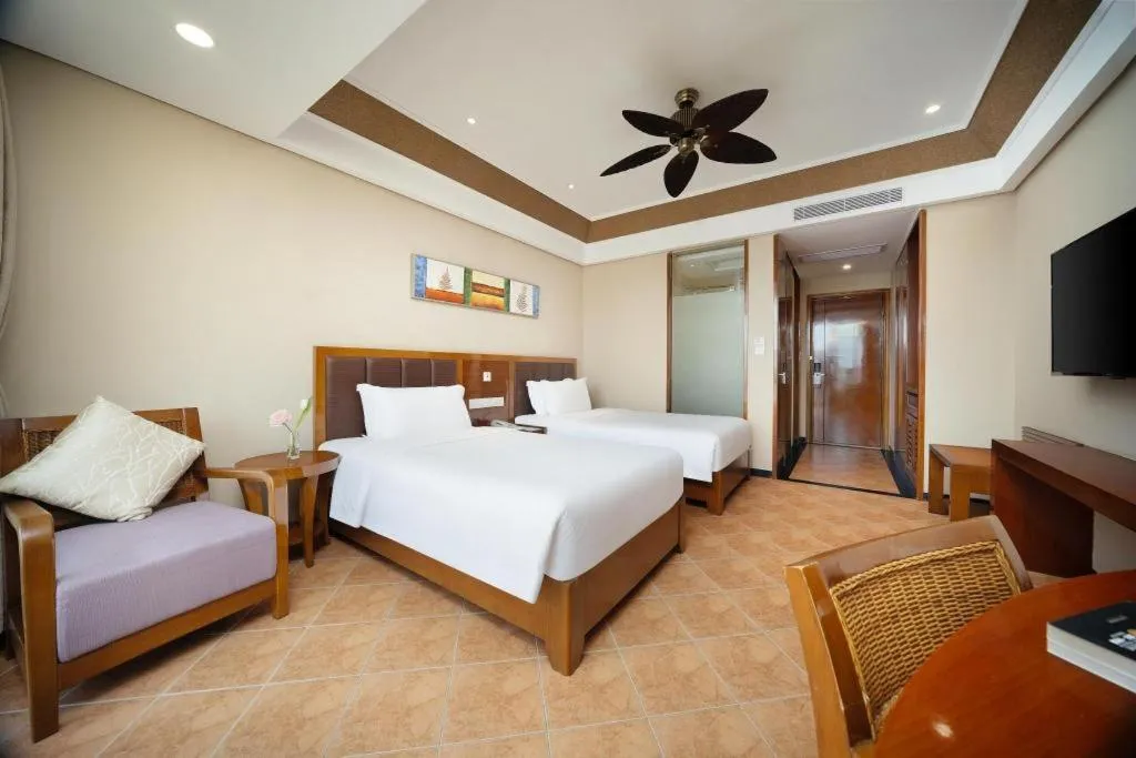 Bed in Yi Yuan Xuan Yu Hotel