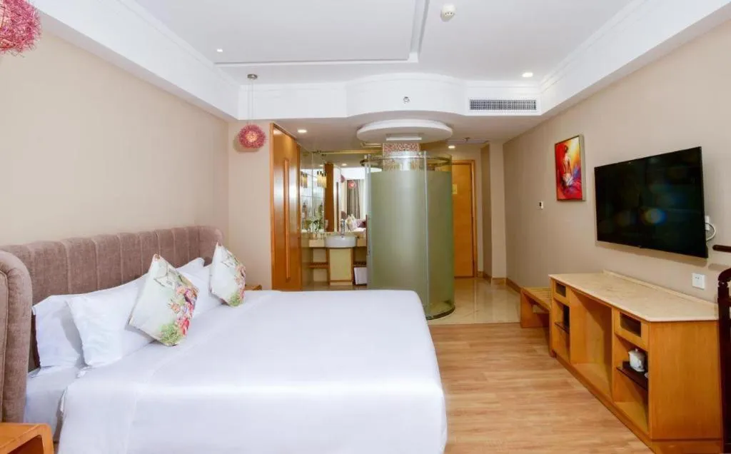 Bed in Yi Yuan Xuan Yu Hotel