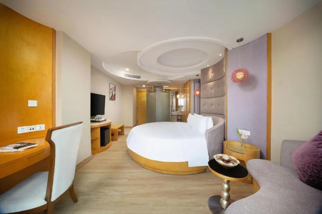 Bed in Yi Yuan Xuan Yu Hotel