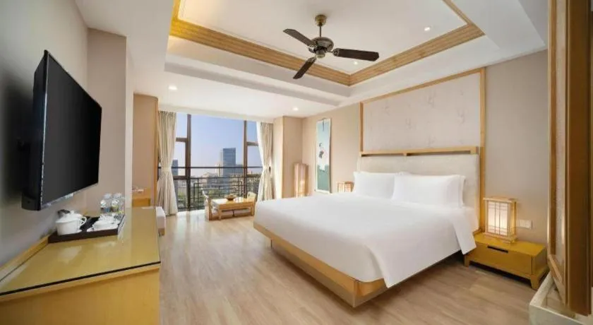 Bed in Yi Yuan Xuan Yu Hotel