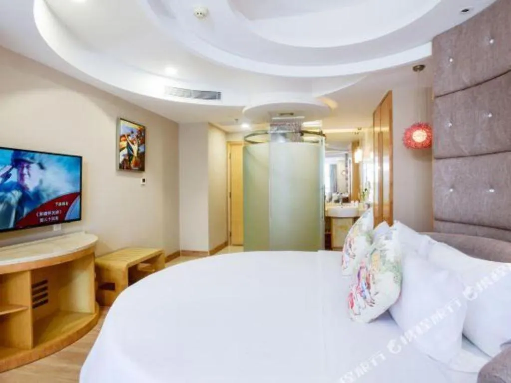 Bed in Yi Yuan Xuan Yu Hotel