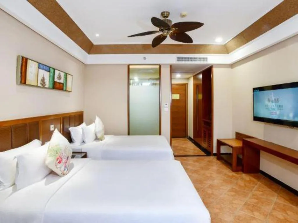 Bed in Yi Yuan Xuan Yu Hotel