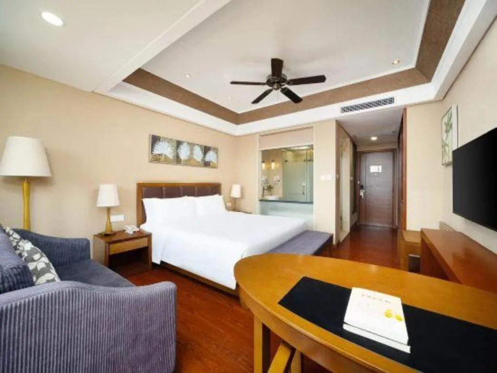 Bed in Yi Yuan Xuan Yu Hotel