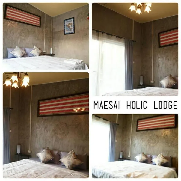 Bed in Maesai Holic Lodge