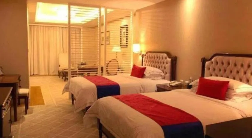 Bed in Country Garden Phoenix Hotel Chizhou Jiuhua Mountain