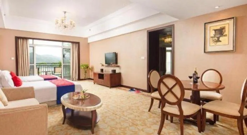 Bed in Country Garden Phoenix Hotel Chizhou Jiuhua Mountain