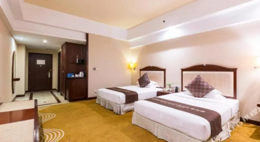 Bed in Country Garden Phoenix Hotel Chizhou Jiuhua Mountain