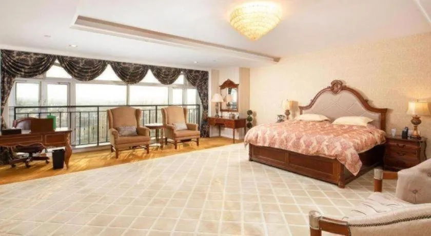 Bed in Country Garden Phoenix Hotel Chizhou Jiuhua Mountain