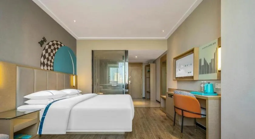 Bed in City Comfort Inn Dangtu High Speed East Railway Station RT-Mart