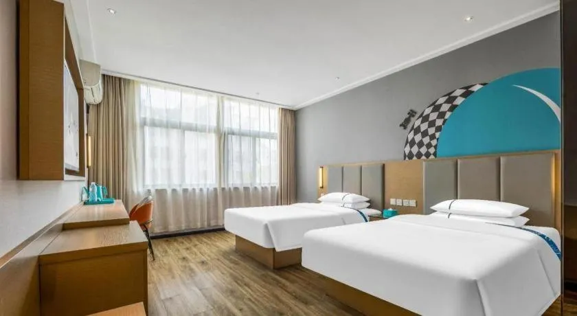 Bed in City Comfort Inn Dangtu High Speed East Railway Station RT-Mart