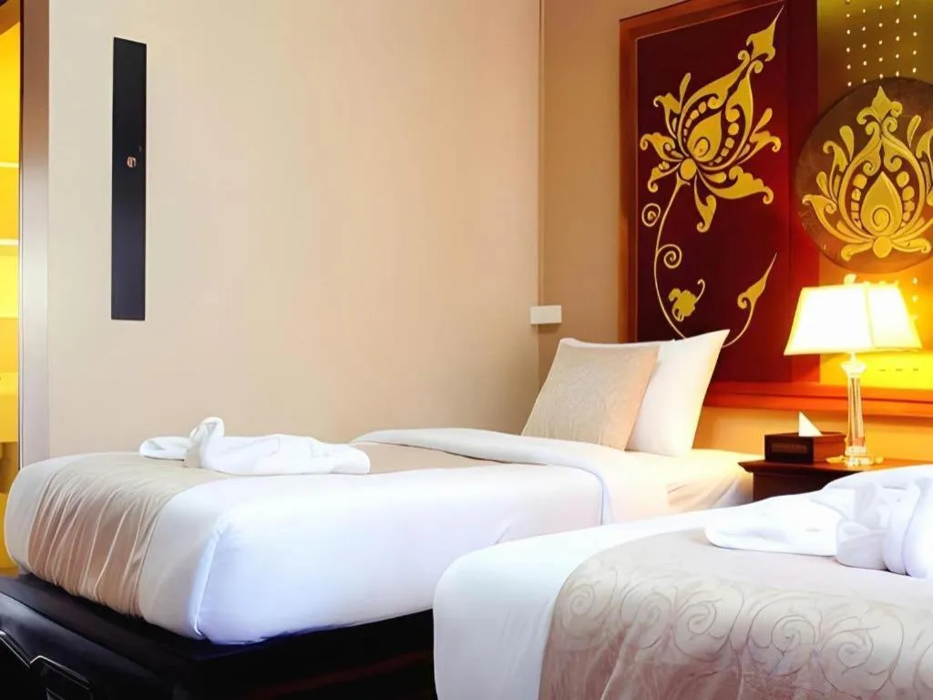 Bed in Ladawan Boutique Hotel