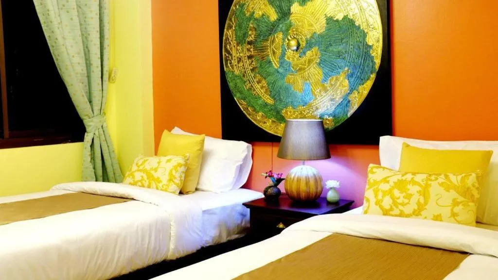 Bed in Ladawan Boutique Hotel