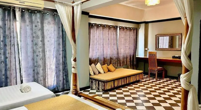 Bed in Ladawan Boutique Hotel