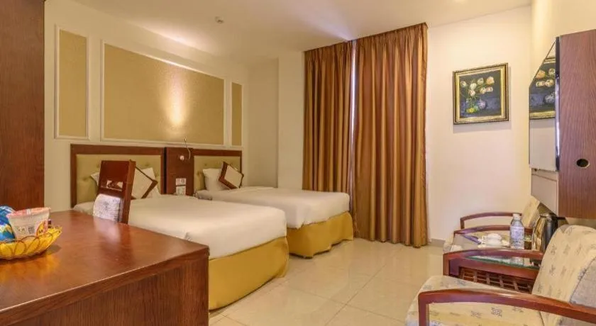 Bed in Ocean View Danang Hotel