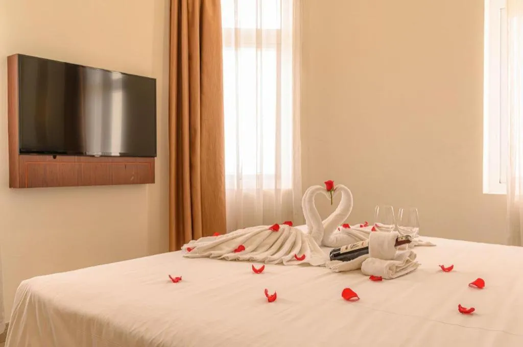 Bed in Ocean View Danang Hotel