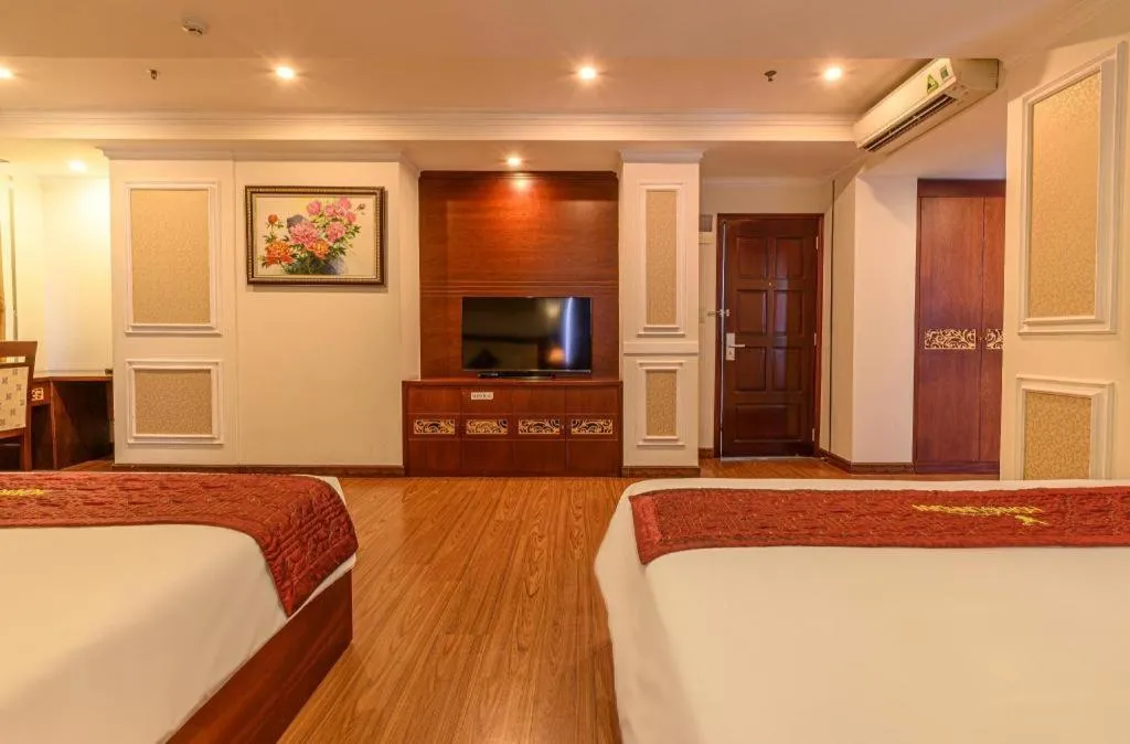 Bed in Ocean View Danang Hotel