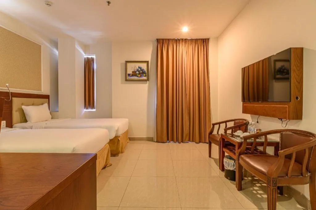 Bed in Ocean View Danang Hotel