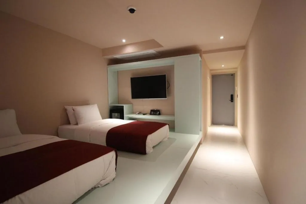 Bed in Bobo Hotel Hongdae