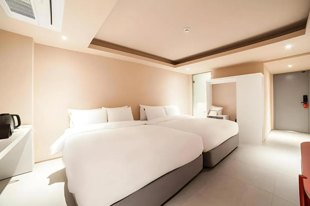 Bed in Bobo Hotel Hongdae