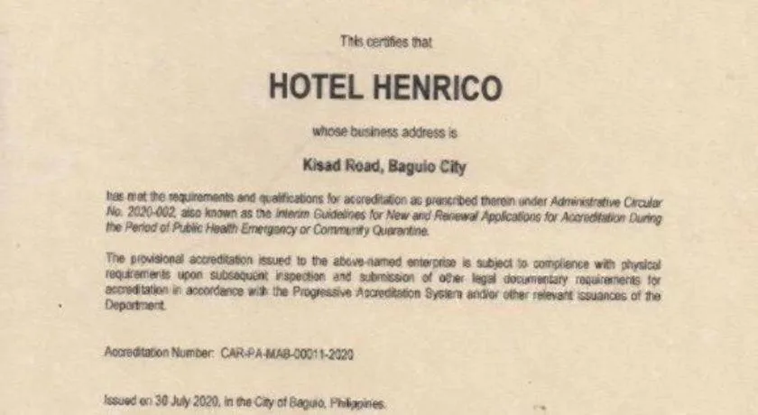 Hotel Henrico Kisad