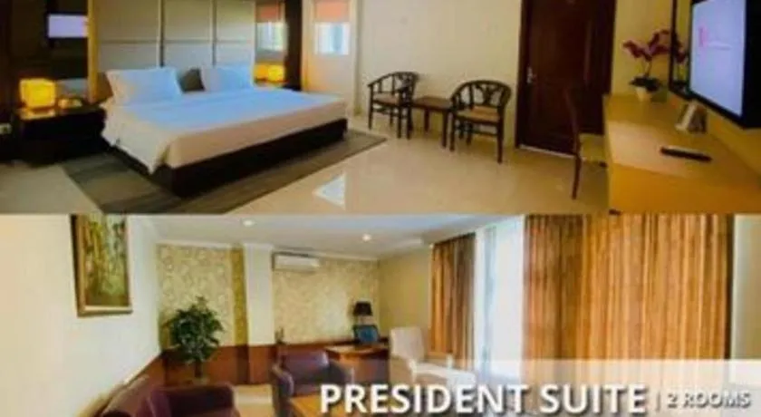 Bed in Plaza Hotel Tegal