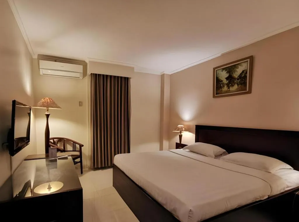 Bed in Plaza Hotel Tegal