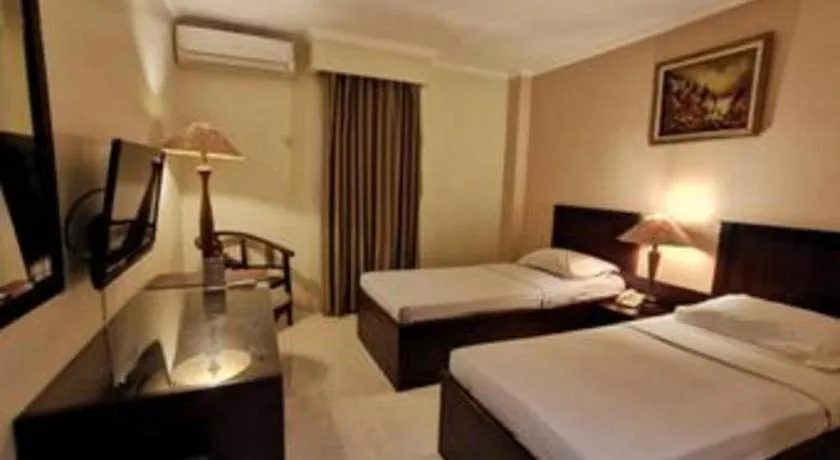 Bed in Plaza Hotel Tegal