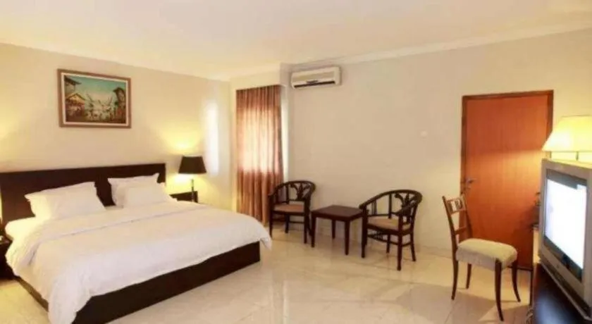Bed in Plaza Hotel Tegal
