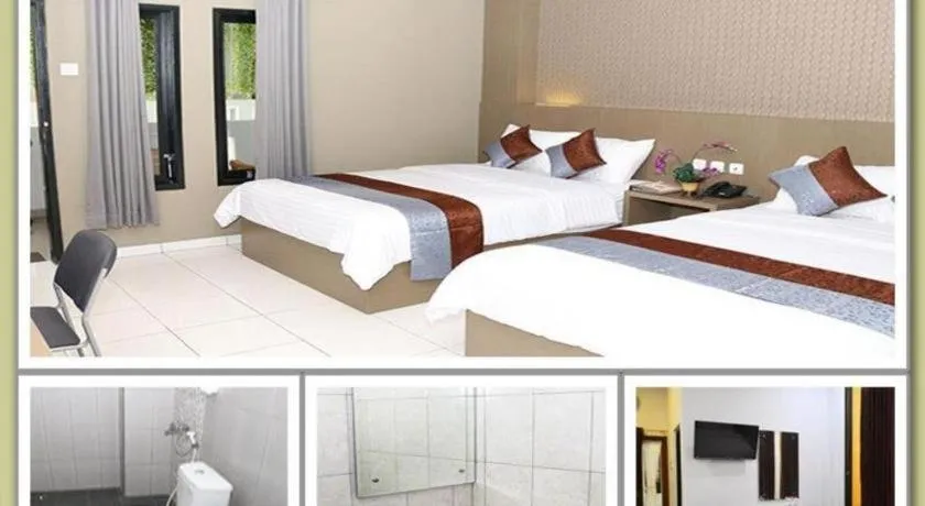 Bed in Grand Mutiara Hotel