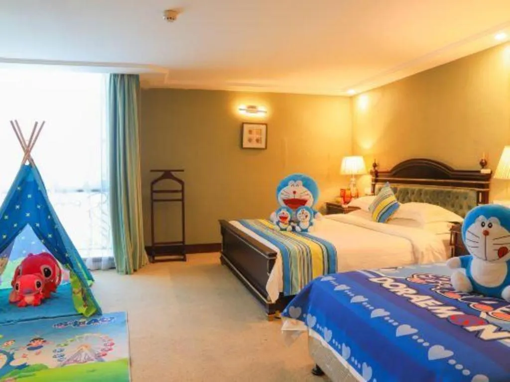 Bed in Golden Sea View Hotel Haikou