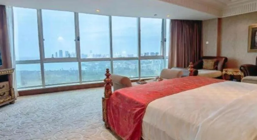 Bed in Golden Sea View Hotel Haikou