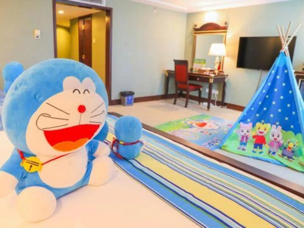 Bed in Golden Sea View Hotel Haikou