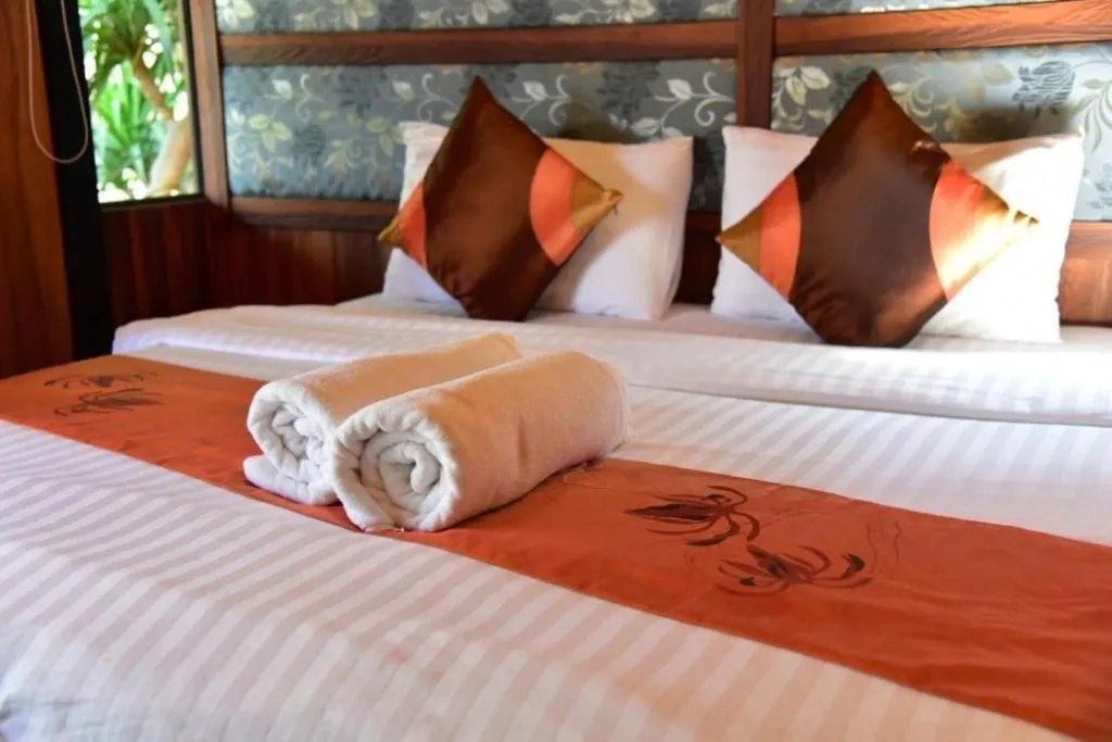 Bed in Dusit Talai Resort