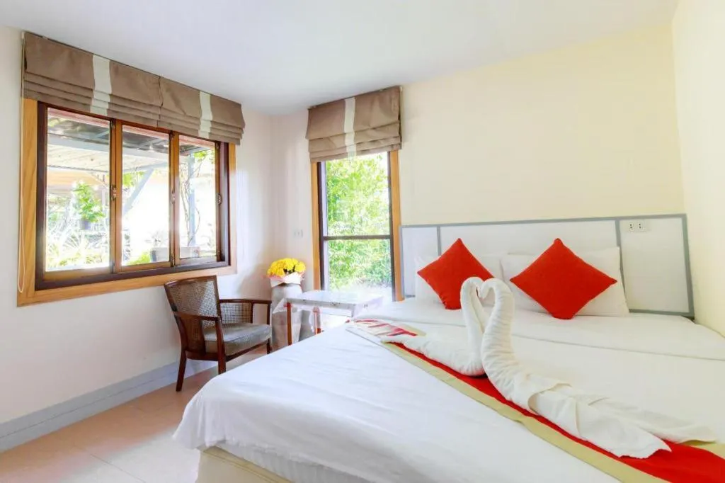 Bed in Dusit Talai Resort