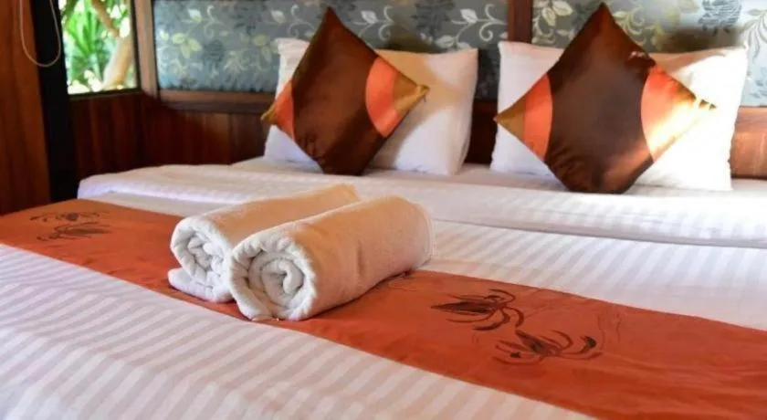Bed in Dusit Talai Resort