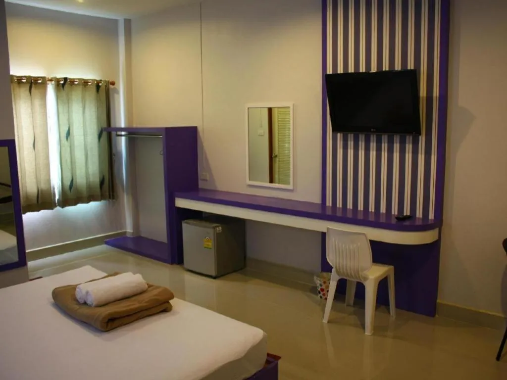 Bed in Sabai Ez Hotel