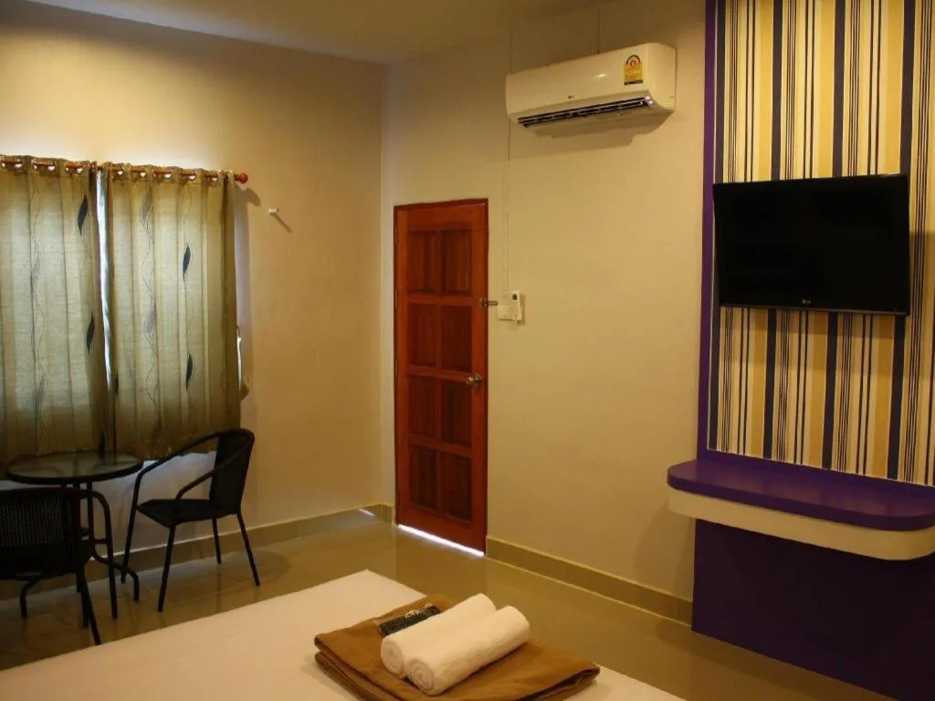 Bed in Sabai Ez Hotel